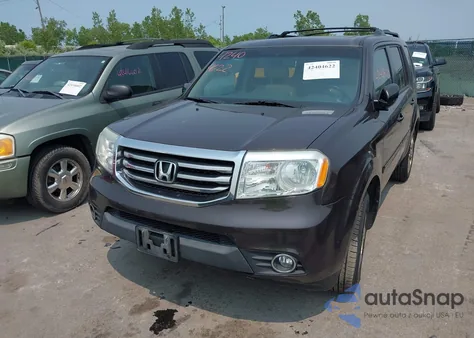 2012 Honda Pilot Ex-L from USA, damaged, VIN 5FNYF4H50CB080933